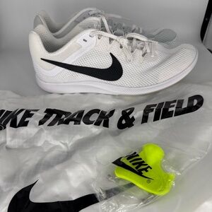 Nike Zoom Rival Distance Track Spikes Shoes White Plat DC8725-100 Men’s 9 Bag